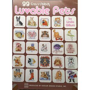 99 Cross-Stitch Luvable Pets Craft Book By Linda Gillum